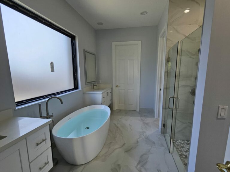 Bathroom Renovation Photo From Metro Flooring OK